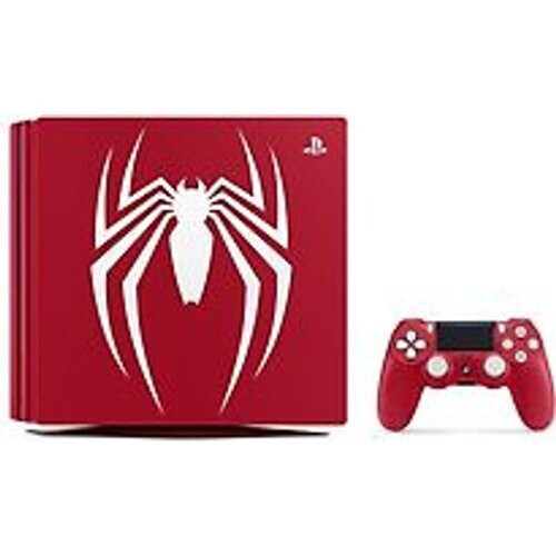 Sony Playstation 4 pro 1 TB [Spider-Man Limited Edition incl. draadloze controller] rood Tweedehands