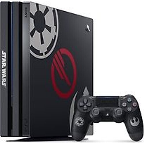 Sony PlayStation 4 pro 1 TB [Star Wars Battlefront 2 Special Edition incl. draadloze controller, zonder spel] zwart Tweedehands