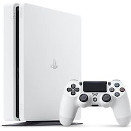 Sony Playstation 4 slim 500 GB [incl. draadloze controller] wit Tweedehands