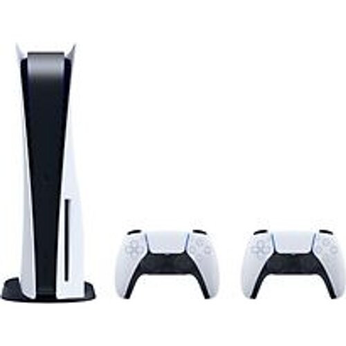 Sony PlayStation 5 825 GB [Disc Editie incl. 2 Dual Sense Wireless-Controller] wit Tweedehands