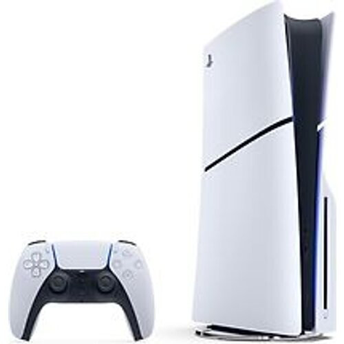 Sony PlayStation 5 slim 1 TB E-Chassis [Disc Version, incl. Dual Sense Wireless-Controller] wit Tweedehands