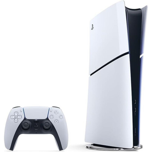 Sony PlayStation 5 slim Digital Version 825 GB - incl. Dual Sense Wireless-Controller - wit Tweedehands