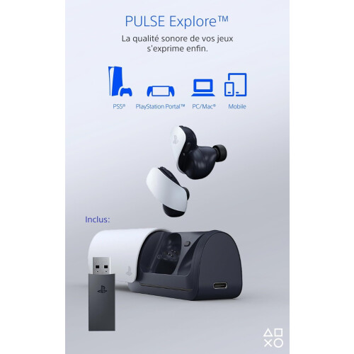 Sony PlayStation Pulse Explore - Draadloze oordopjes (2023)