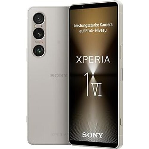 Sony Xperia 1 VI Dual SIM 256GB platina zilver Tweedehands