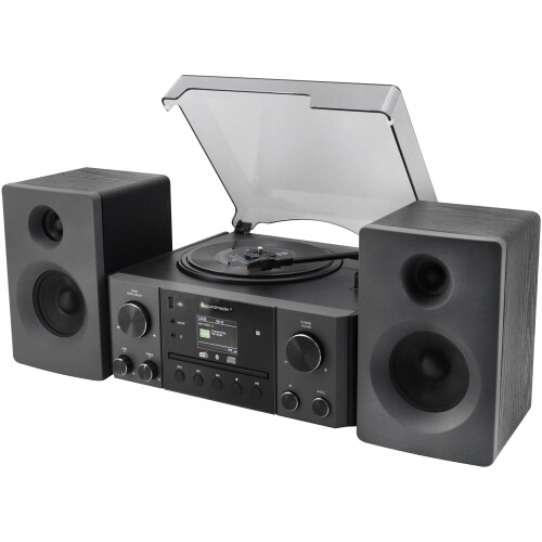 Soundmaster MCD1950SW - Muziekcenter - DAB+/FM-radio CD-speler Bluetooth - Zwart