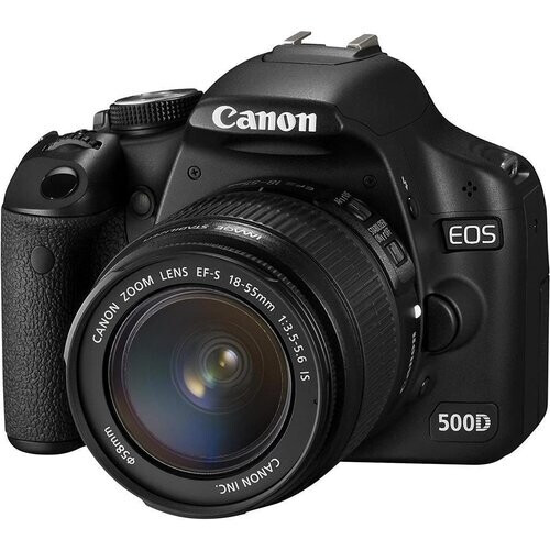 Spiegelreflexcamera EOS 500D - Zwart + Canon EF-S 18-55mm f/3.5-5.6 IS f/3.5-5.6 Tweedehands