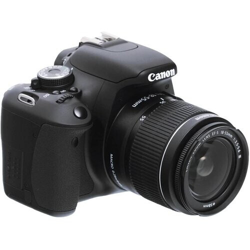 Spiegelreflexcamera EOS 600D - Zwart + Canon EF-S 18-55mm f/3.5-5.6 IS f/3.5-5.6 Tweedehands