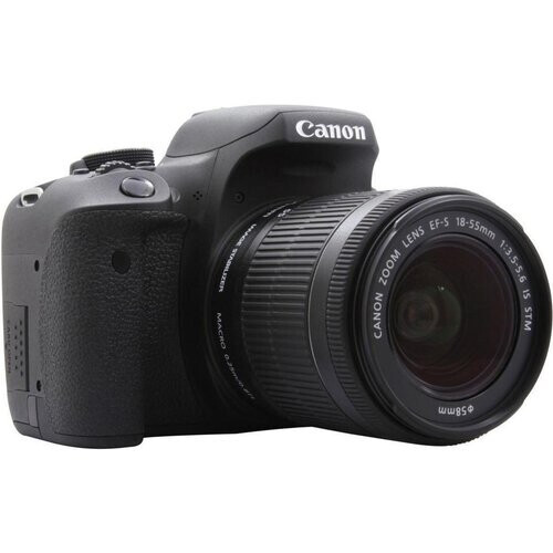 Spiegelreflexcamera EOS 750D - Zwart + Canon EF-S 18-55mm f/3.5-5.6 IS STM f/3.5-5.6 Tweedehands