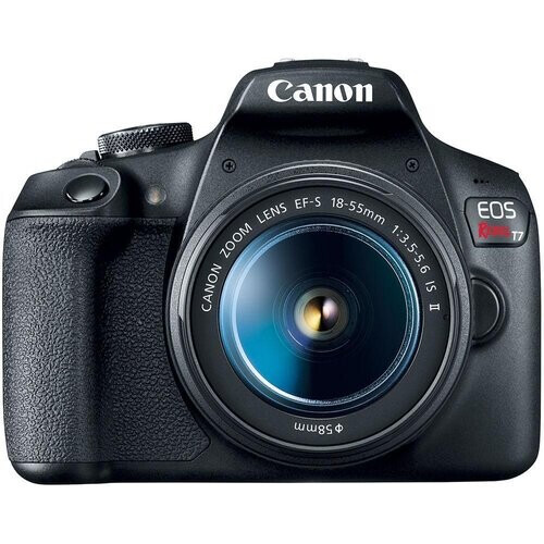 Spiegelreflexcamera EOS Rebel T3I - Zwart + Canon Zoom Lens EF-S 18-55mm f/3.5-5.6 IS II f/3.5-5.6 Tweedehands