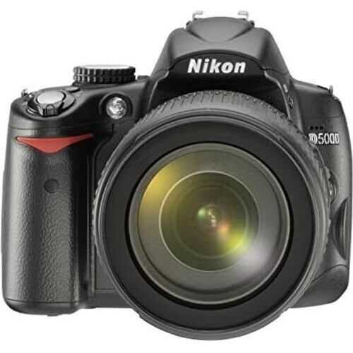 Spiegelreflexcamera D5000 - Zwart + Nikon AF-S DX Zoom Nikkor 18-70mm f/3.5-4.5G IF-ED f/3.5-4.5G Tweedehands