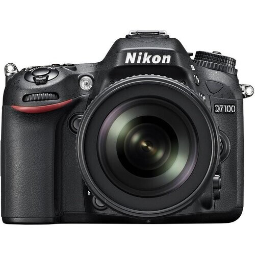 Spiegelreflexcamera D7100 - Zwart + Nikon AF-S DX Nikkor 18-55mm f/3.5-5.6 G f/3.5-5.6 Tweedehands