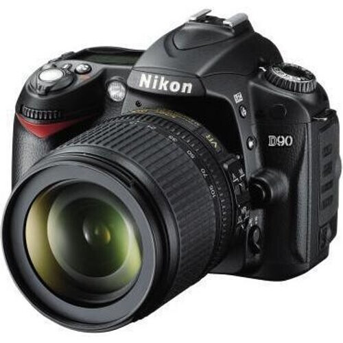 Spiegelreflexcamera D90 - Zwart + Nikon AF-S DX Nikkor 18-55mm f/3.5-5.6G VR f/3.5-5.6G Tweedehands