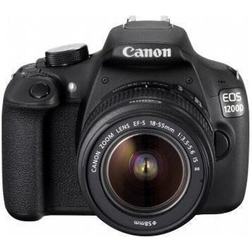 Spiegelreflexcamera EOS 1200D - Zwart + Canon EF-S 18-55 mm f/3.5-5.6 IS III f/3.5-5.6 Tweedehands