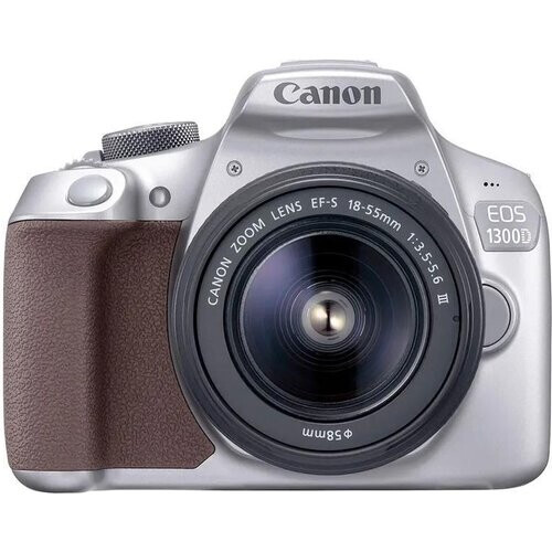 Spiegelreflexcamera EOS 1300D - Grijs + Canon EF-S 18-55mm f/3.5-5.6 IS II f/3.5-5.6 Tweedehands
