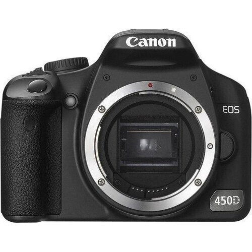 Spiegelreflexcamera EOS 450D - Zwart + Canon EF-S 18-55mm f/3.5-5.6 IS II f/3.5-5.6 Tweedehands