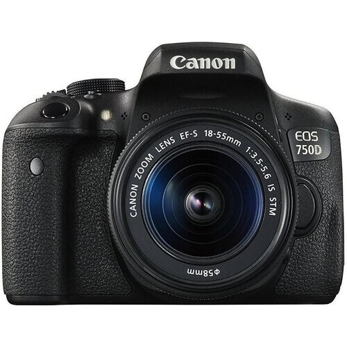 Spiegelreflexcamera EOS 750D - Zwart + Canon Zoom Lens EF-S 18-135mm f/3.5-5.6 IS STM f/3.5-5.6 Tweedehands