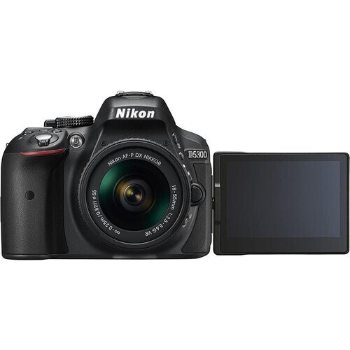 Spiegelreflexcamera D5300 - Zwart + Nikon AF-S DX Nikkor 18-55mm f/3.5-5.6G VR II f/3.5-5.6 Tweedehands