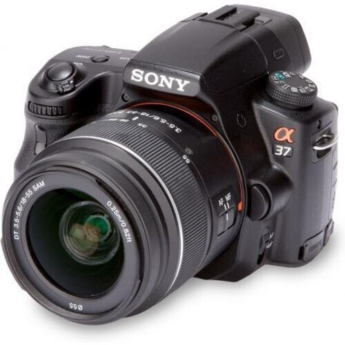 Spiegelreflexcamera SLT-A37 - Zwart + Sony DT 18-55mm f/3.5-5.6 SAM f/3.5-5.6 Tweedehands