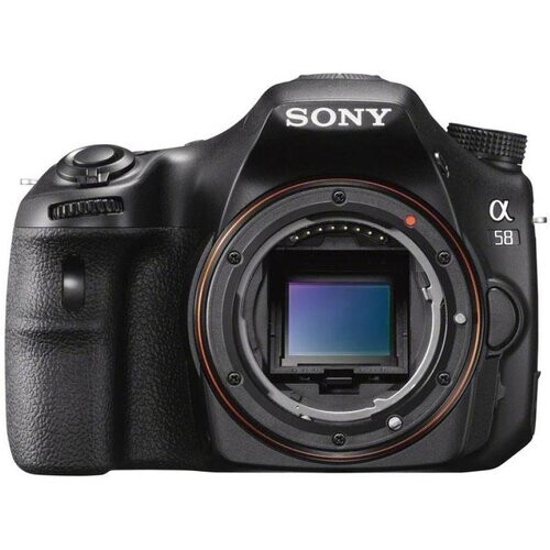 Spiegelreflexcamera - Sony Alpha 58 Zwart + Lens Sony DT 18-55mm f/3.5-5.6 SAM II Tweedehands