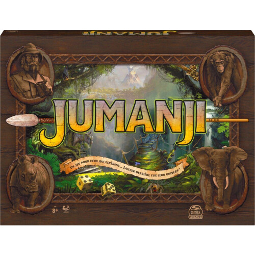 Spin Master Jumanji - Bordspel - Avonturenspel voor 2-4 spelers vanaf 8 jaar (Frans)