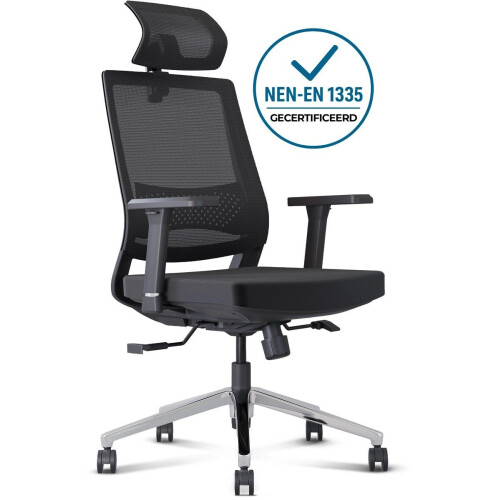 Stane® Ergonomische Bureaustoel - Office Gaming Chair - Verstelbare Lendensteun 3D Armsteunen - Max. 160 kg