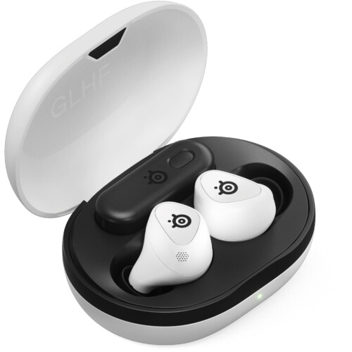 Steelseries Arctis GameBuds - Draadloze Gaming Oordopjes - ANC 360° Geluid - Wit Tweedehands