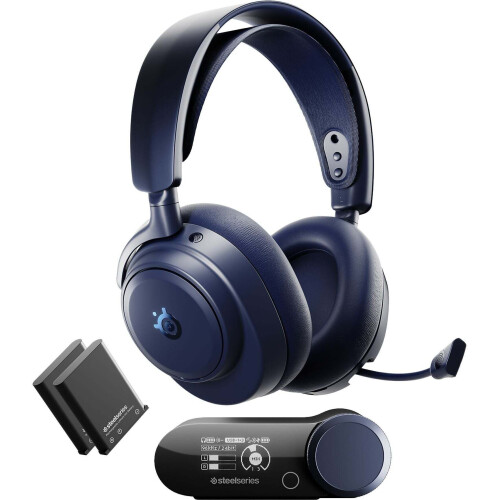 Steelseries Arctis Nova Pro - Draadloze Gaming Headset - Hi-Res Audio - Blauw Tweedehands
