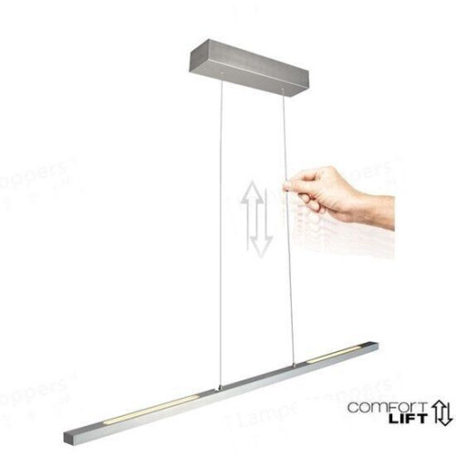 Steinhauer Bande - hanglamp - LED - instelbaar boven- en onderlicht - staal - 3994ST