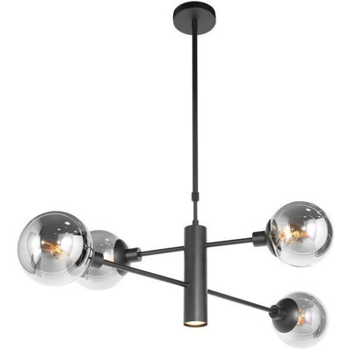 Steinhauer Constellation - hanglamp -Ø 90cm - E14 - zwart - 3804ZW