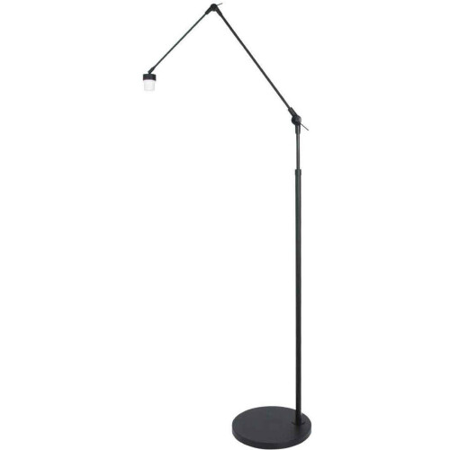 Steinhauer Prestige Chic 7395ZW - Vloerlamp booglamp - Draaibaar kantelbaar - Zwart Tweedehands