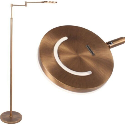 Steinhauer Soleil - vloerlamp - oplaadbaar - brons - LED - 3515BR Tweedehands