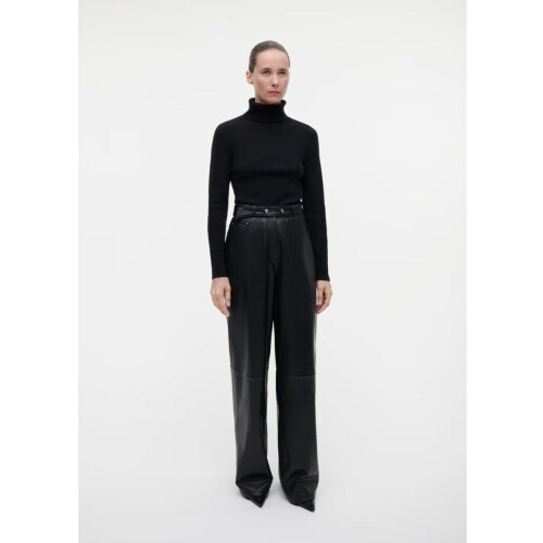 Studio AR Kaia - Pantalon - Wide Fit - Zwart Tweedehands