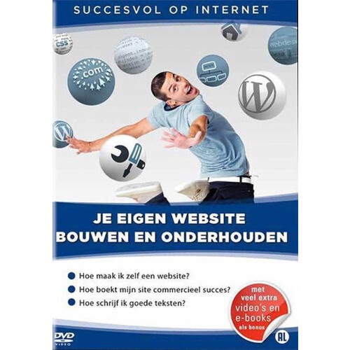 Succesvol Op Internet - DVD - Wordpress training voor het bouwen en onderhouden van je eigen website
