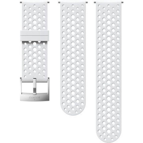Suunto ATH1 - Siliconen Strap - Ademend en Quick Release - White/Steel