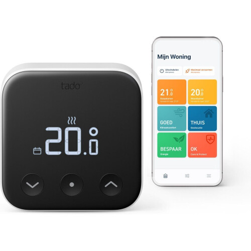 Tado Slimme Thermostaat X - Thermostaat - Bespaar tot 28% energie - Matter Bridge vereist Tweedehands