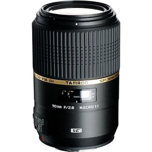 Tamron SP 90 mm F2.8 Di USD VC Macro 1:1 58 mm filter (geschikt voor Canon EF) zwart Tweedehands