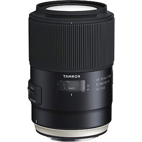 Tamron SP 90 mm F2.8 Di USD VC Macro 1:1 62 mm filter (geschikt voor Canon EF) zwart Tweedehands