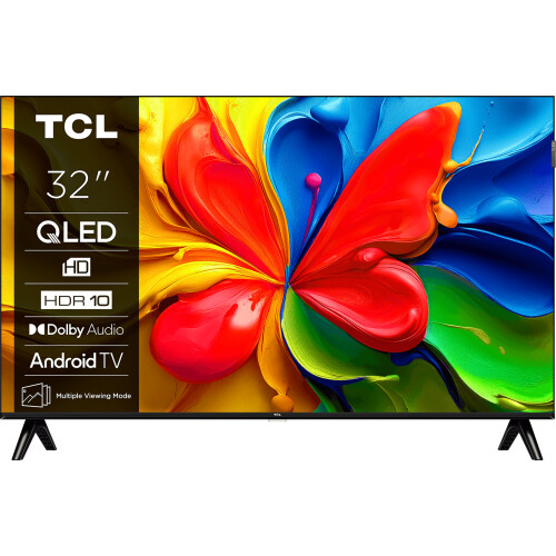 TCL 32V4C - 32"QLED HD Smart TV - Android TV HDR Dolby Audio - Zwart Tweedehands