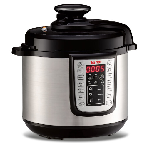 Tefal All-in-One CY505E - 3 in 1 Slowcooker - Multicooker - 25 programma's - RVS