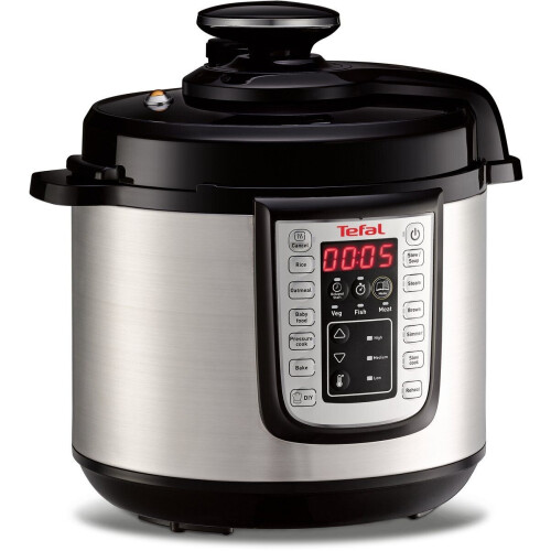 Tefal CY505E - All-in-One Slowcooker Multicooker Snelkookpan - 25 programma's - 6 liter Tweedehands