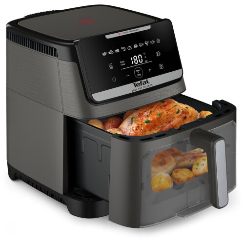 Tefal Easy Fry Silence XXL EY846H - Stille Airfryer XXL - 7L - 1700W - 10 Programma's