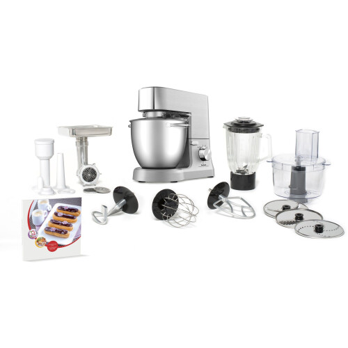 Tefal Masterchef Grande QB813D - Keukenmachine 1500W 6,7L 8-in-1 - Inclusief blender en vleesmolen Tweedehands