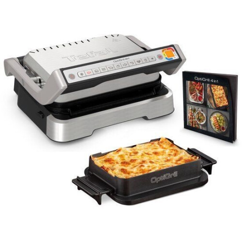 Tefal OptiGrill 4in1 GC774D - Intelligente Contactgrill - 9 Automatische programma's - RVS Tweedehands