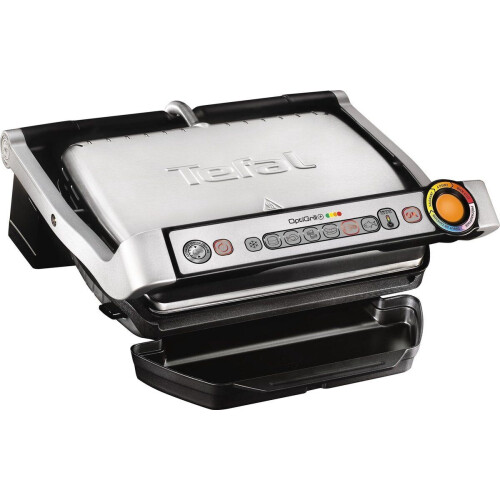 Tefal OptiGrill+ GC712D - Contactgrill - 6 kookprogramma's - Aluminium Tweedehands
