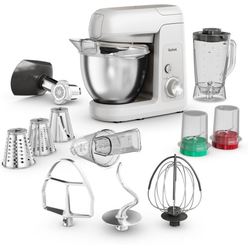 Tefal QB525B38 - Keukenmachine - 1100 W - 4.6 liter roestvrijstalen kom