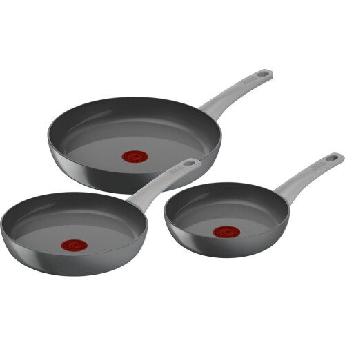 Tefal Renew ON - Koekenpannenset - Ø20/Ø24/Ø28 cm - PFAS-vrij - Keramisch - Geschikt voor Inductie Tweedehands