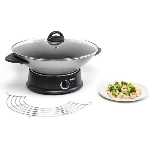 Tefal WO 3000 - Elektrische Wok - Thermo-Spot - Zwart