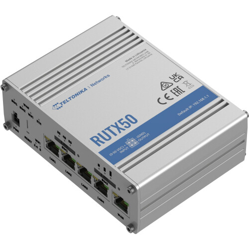 Teltonika RUTX50 Router Geïntegreerd modem: LTE, UMTS 2.4 GHz, 5 GHz