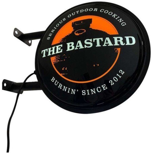 The Bastard - Lamp - Lichtbord - Stalen ophangbeugel Tweedehands