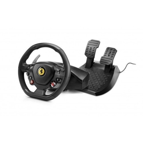 Thrustmaster T80 Ferrari 488 GTB Edition - Racestuur met pedaalset - Officiële licentie PS4 PS5 - Zwart